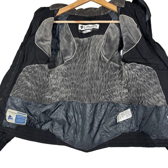 Columbia Waterproof Ski Snow Jacket Womens S Black Zipper Pockets Insulated - Picture 5 of 12